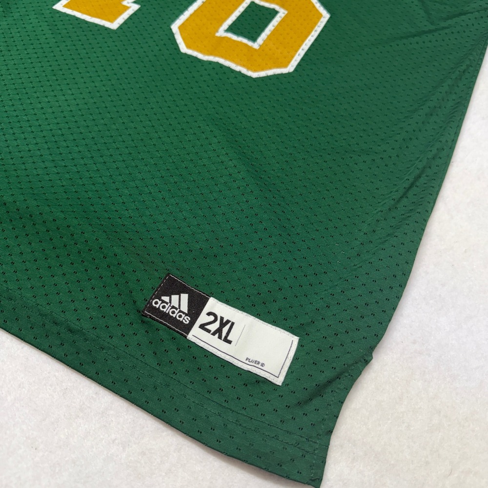 Adidas Notre Dame Fighting Irish Football Jersey Stanger 76 Y2K‎ Green Mens 2XL - Picture 3 of 12
